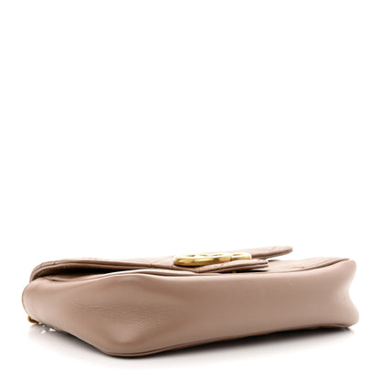 Gucci Calfskin Matelasse Super Mini GG Marmont Shoulder Bag Porcelain Rose 4 of 12