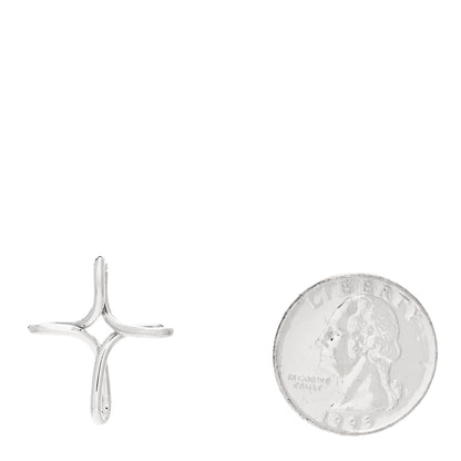 Tiffany Sterling Silver Elsa Peretti Infinity Cross Pendant 2 of 4