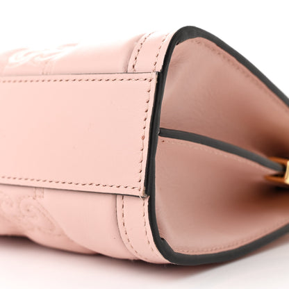 Gucci Calfskin GG Matelasse Small Slim Chain Shoulder Bag Perfect Pink Natural 11 of 11