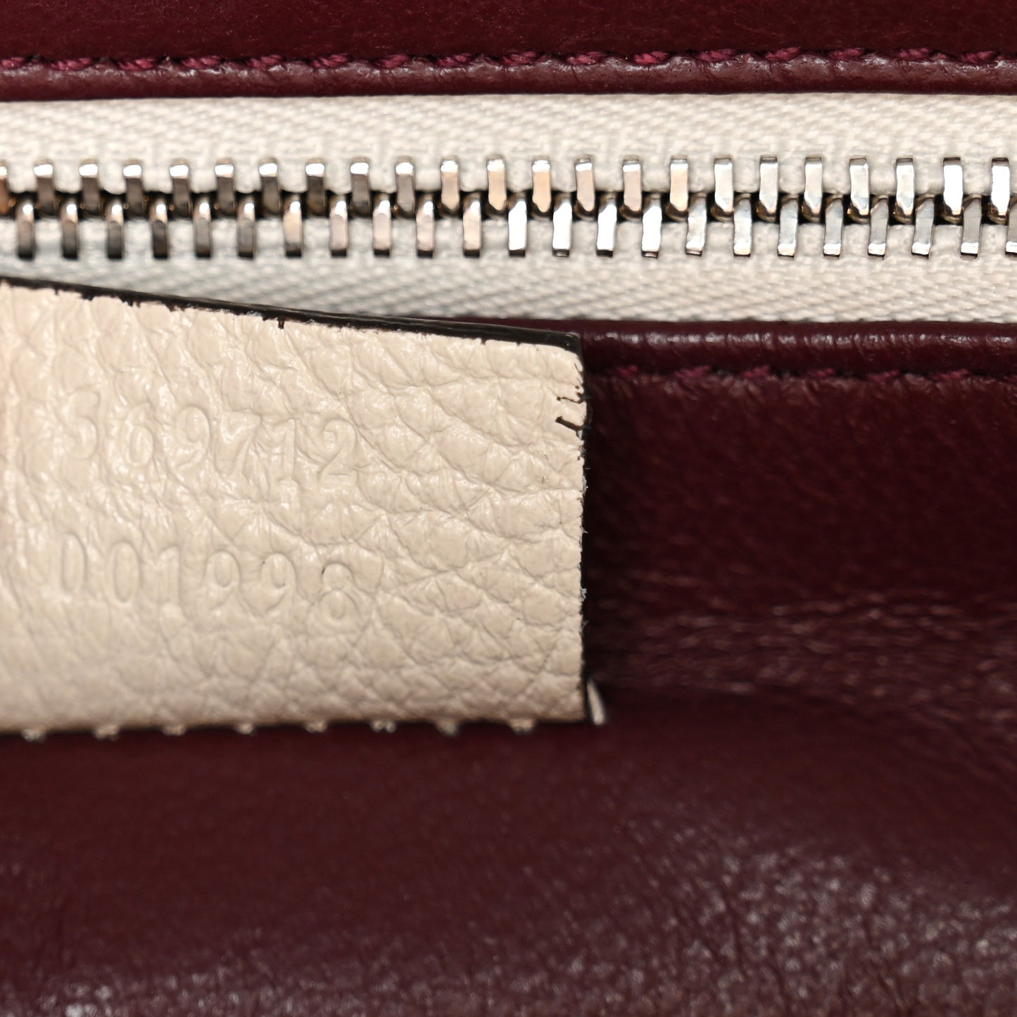 Grainy Calfskin Small Zumi Top Handle Bag Mystic White