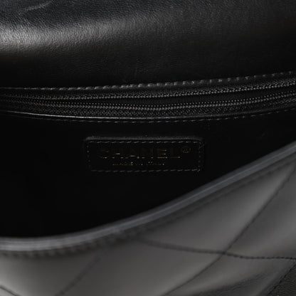Chanel Lambskin Quilted Small Easy Carry Flap Black 8 of 10