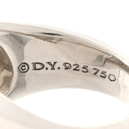 David Yurman Sterling Silver 18K Yellow Gold Citrine 20mm Albion Statement Ring 52 6 5 of 6