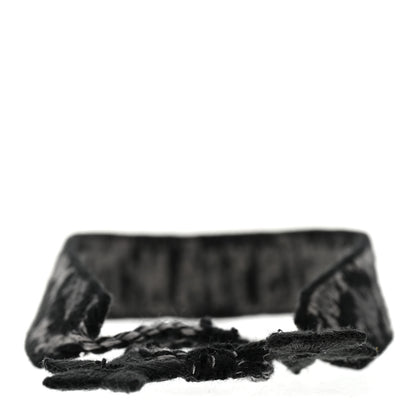 Christian Dior Woven Cotton J'Adior Leopard Friendship Bracelet Black Grey 3 of 4