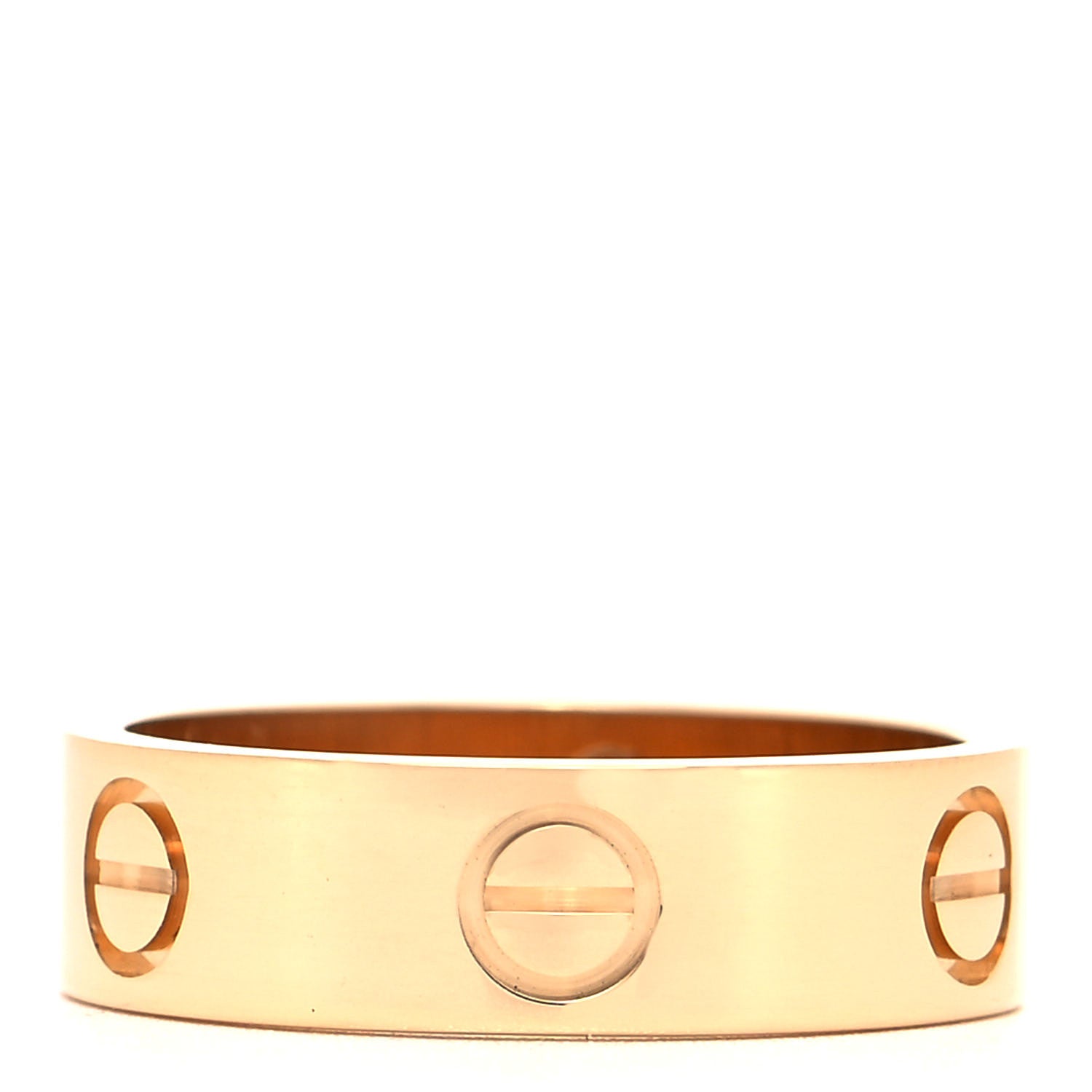 Cartier 18K Yellow Gold 5.5mm LOVE Ring 53 6.5 1 of 5