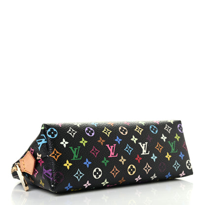 Louis Vuitton Monogram Multicolor Cosmetic Pouch Black Grenade 4 of 7