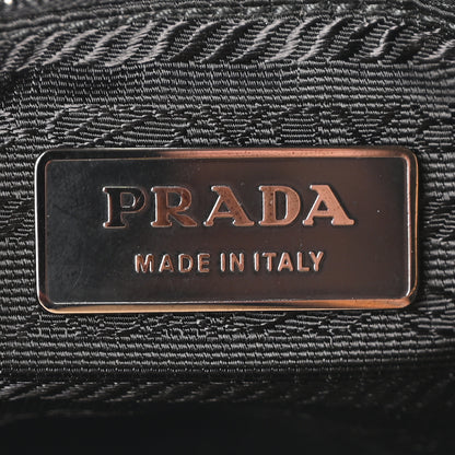 Prada Scamosciato Suede Shoulder Bag Black 6 of 10