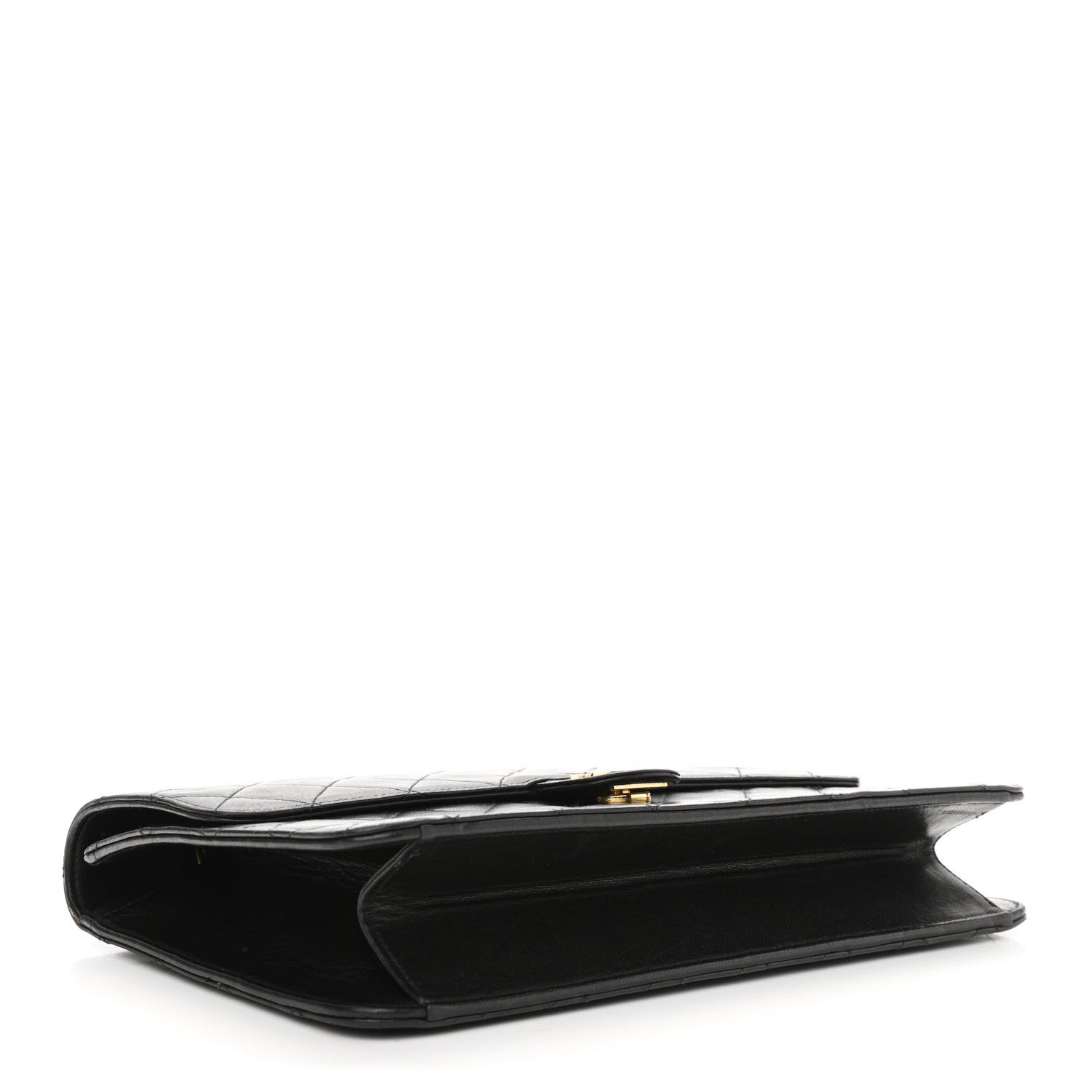 Chanel Lambskin Quilted Medium Single Flap Black 4 of 13