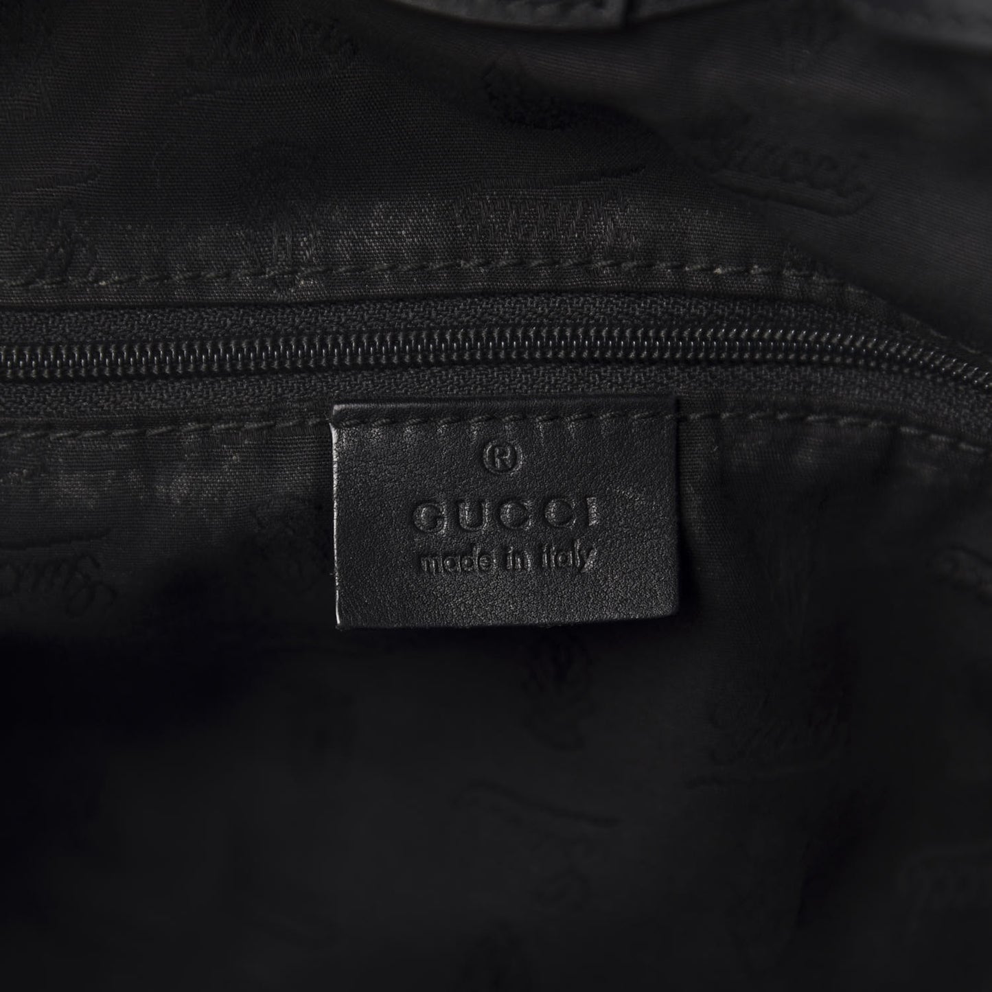 Guccissima Medium Sukey Tote Black