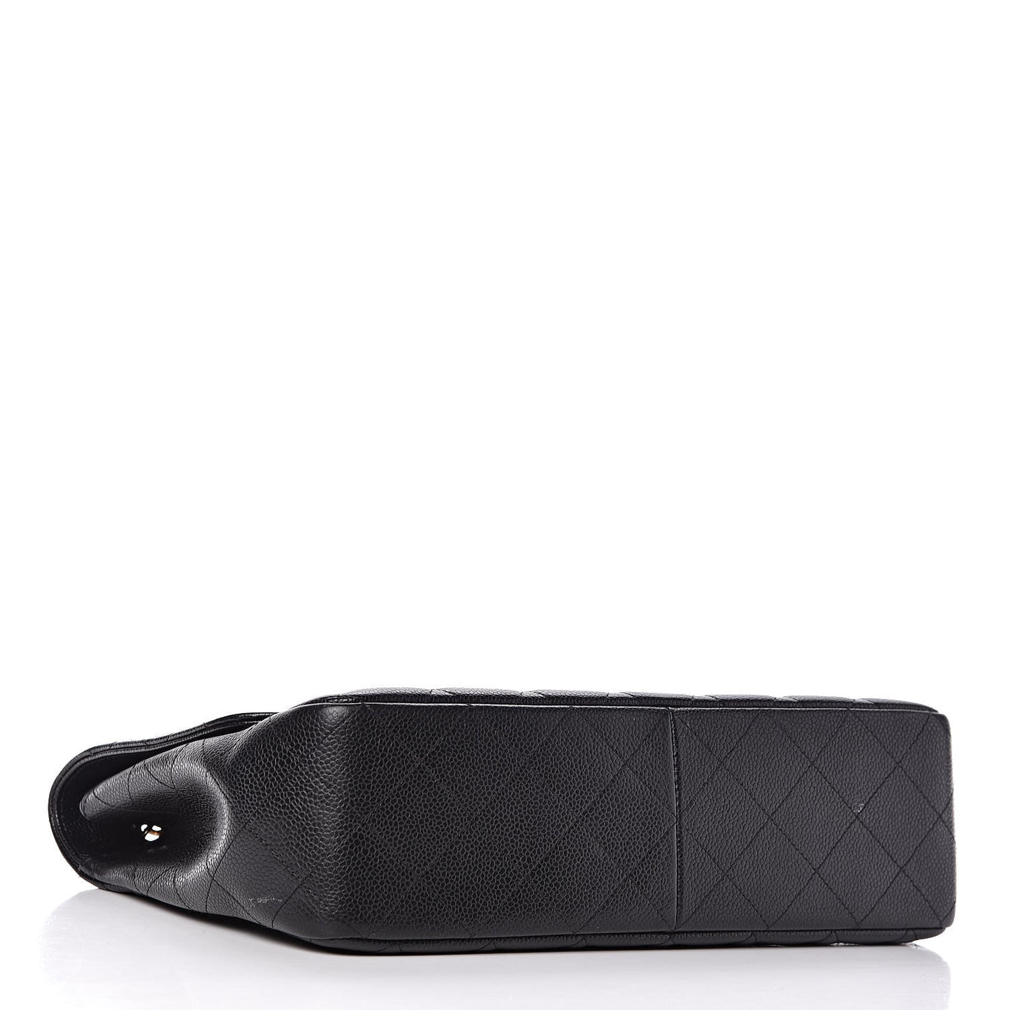 Caviar Quilted Jumbo Single Flap Black
