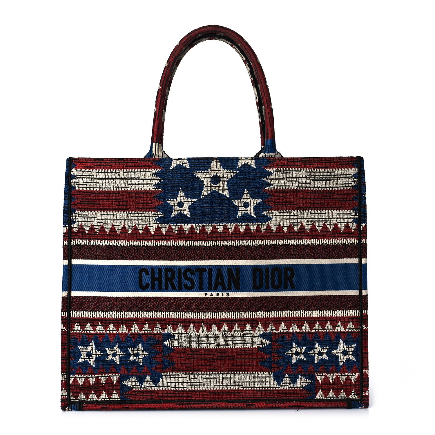 Christian Dior Canvas Embroidered Exclusive US Book Tote Multicolor 1 of 10