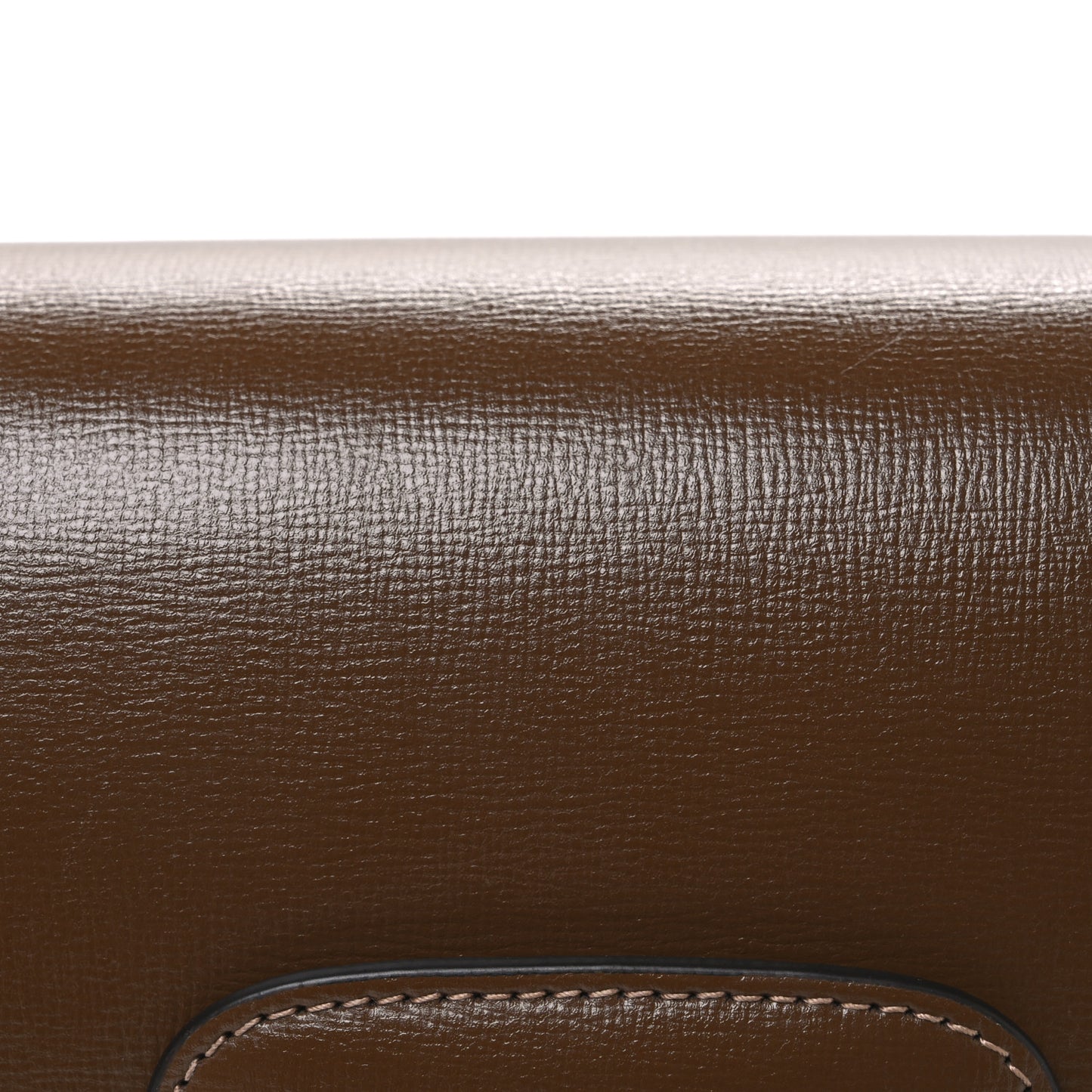 Azalea Calfskin Horsebit 1955 Shoulder Bag Brown Sugar