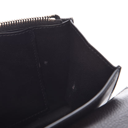 Givenchy Calfskin Shark Lock Chain Wallet Black 10 of 11