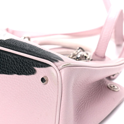 Christian Dior Bullcalf Small Printed Flower Diorissimo Tote Pink 10 of 18