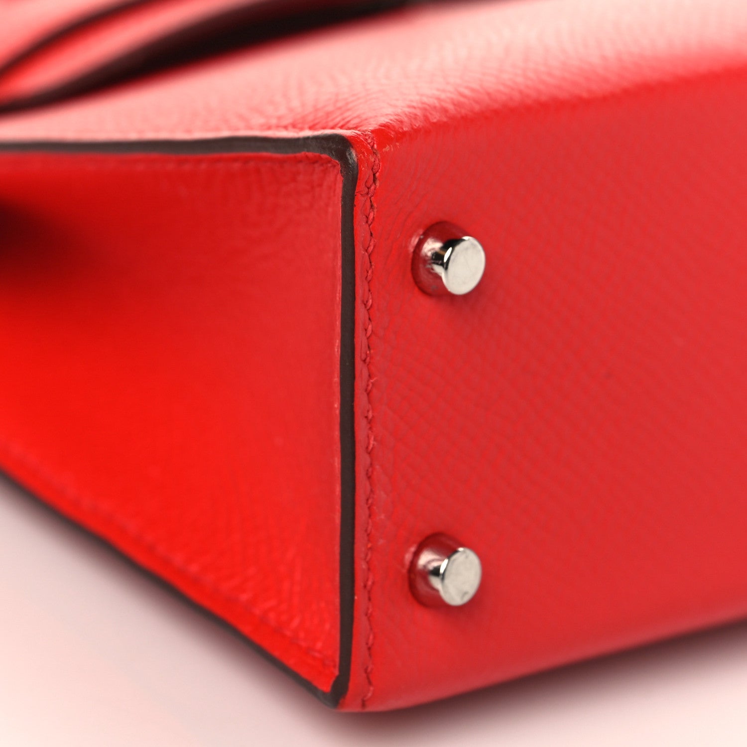 Hermes Epsom Mini Kelly Sellier 20 Rouge de Coeur 7 of 8