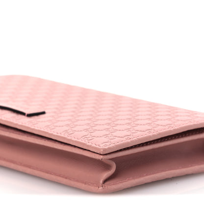 Gucci Microguccissima Crossbody Wallet Soft Pink 9 of 10