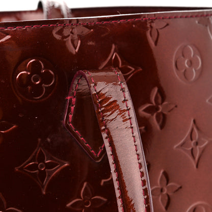 Louis Vuitton Vernis Wilshire MM Rouge Fauviste 10 of 14