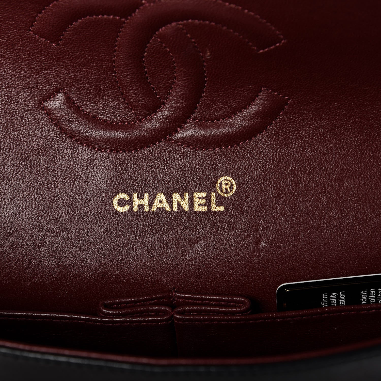 Chanel Lambskin Quilted Medium Double Flap Black 8 of 9