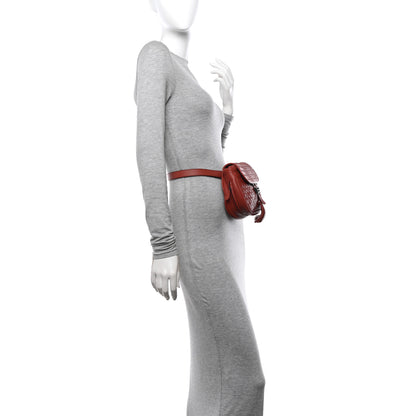 Bottega Veneta Nappa Intrecciato Small Belt Bag Red 2 of 9