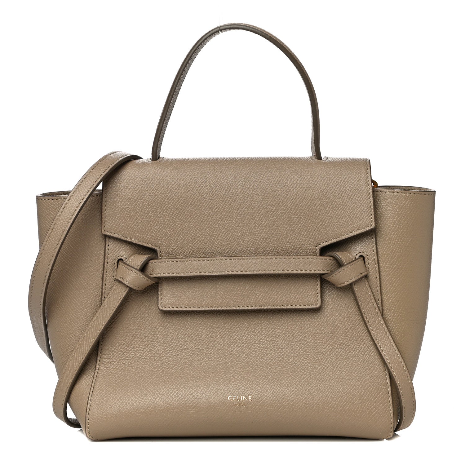 Celine Grained Calfskin Mini Belt Bag Light Taupe 1 of 11