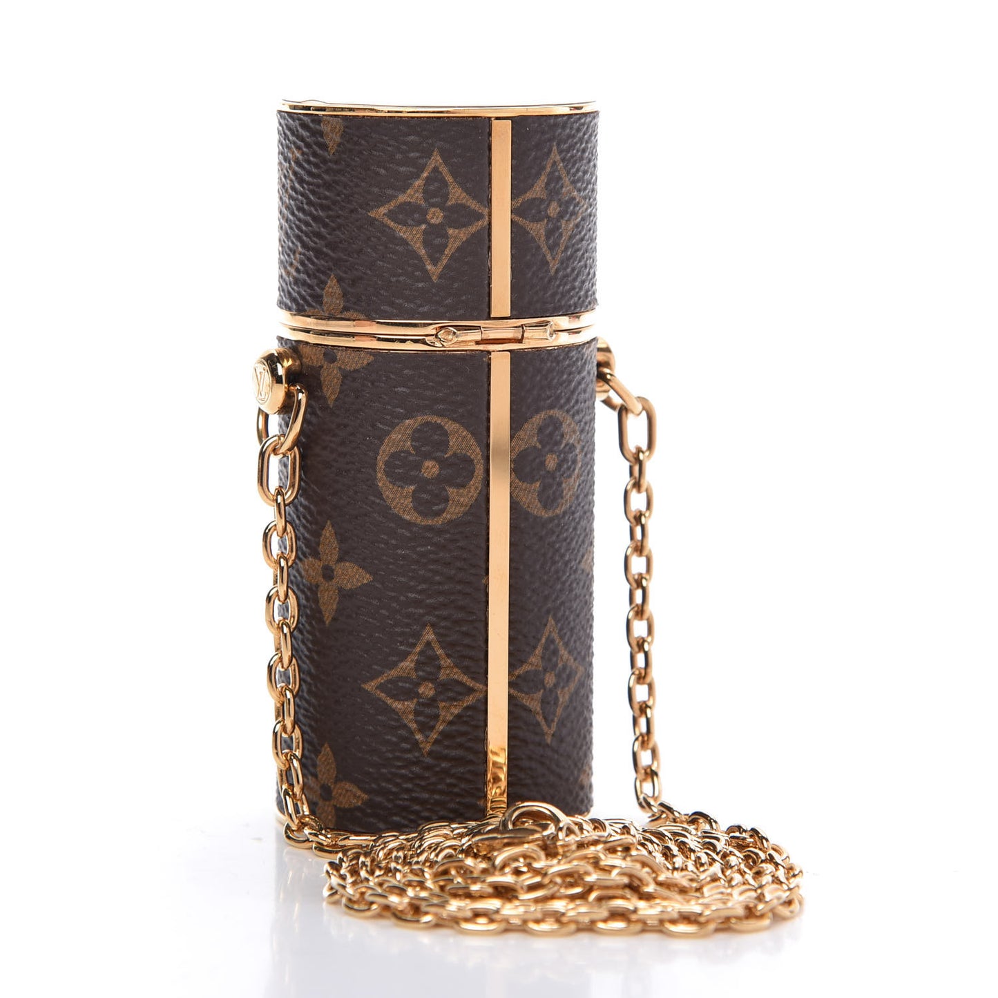 Monogram Chain Lipstick Case