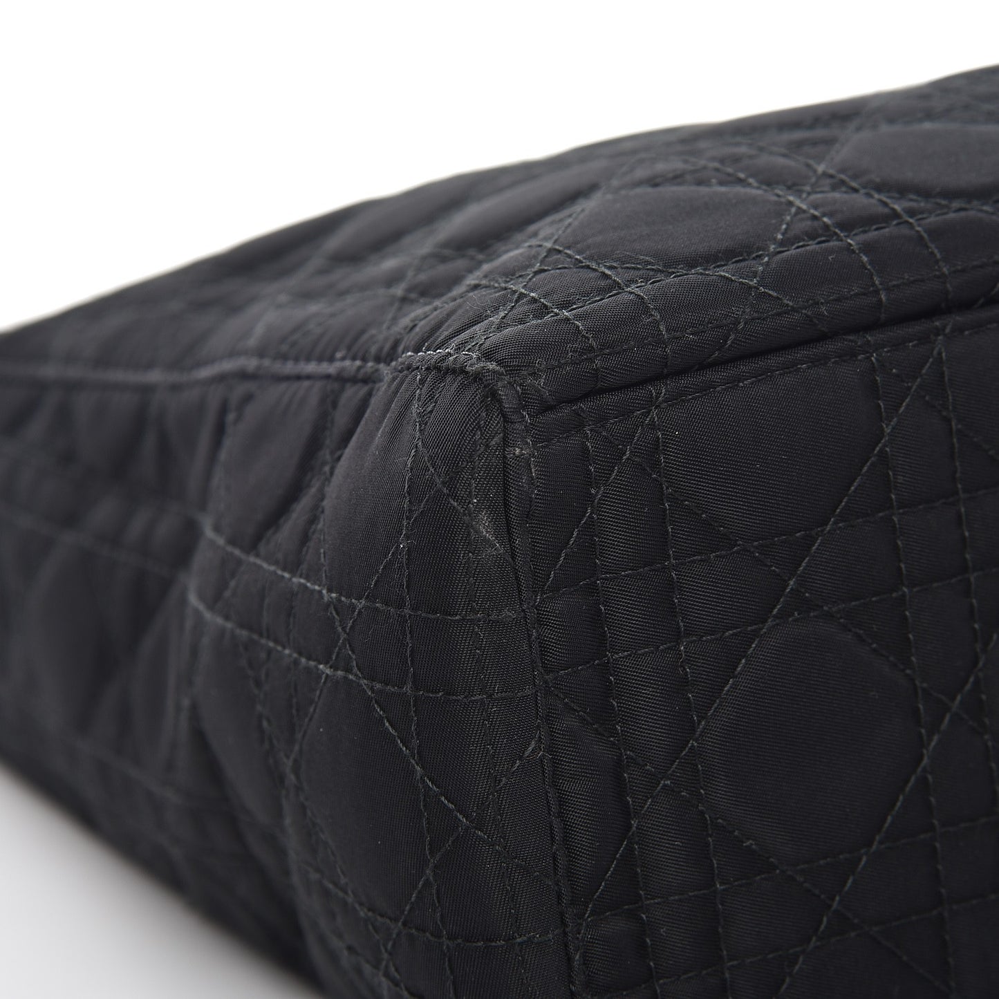 Nylon Cannage Large Lady Dior Black