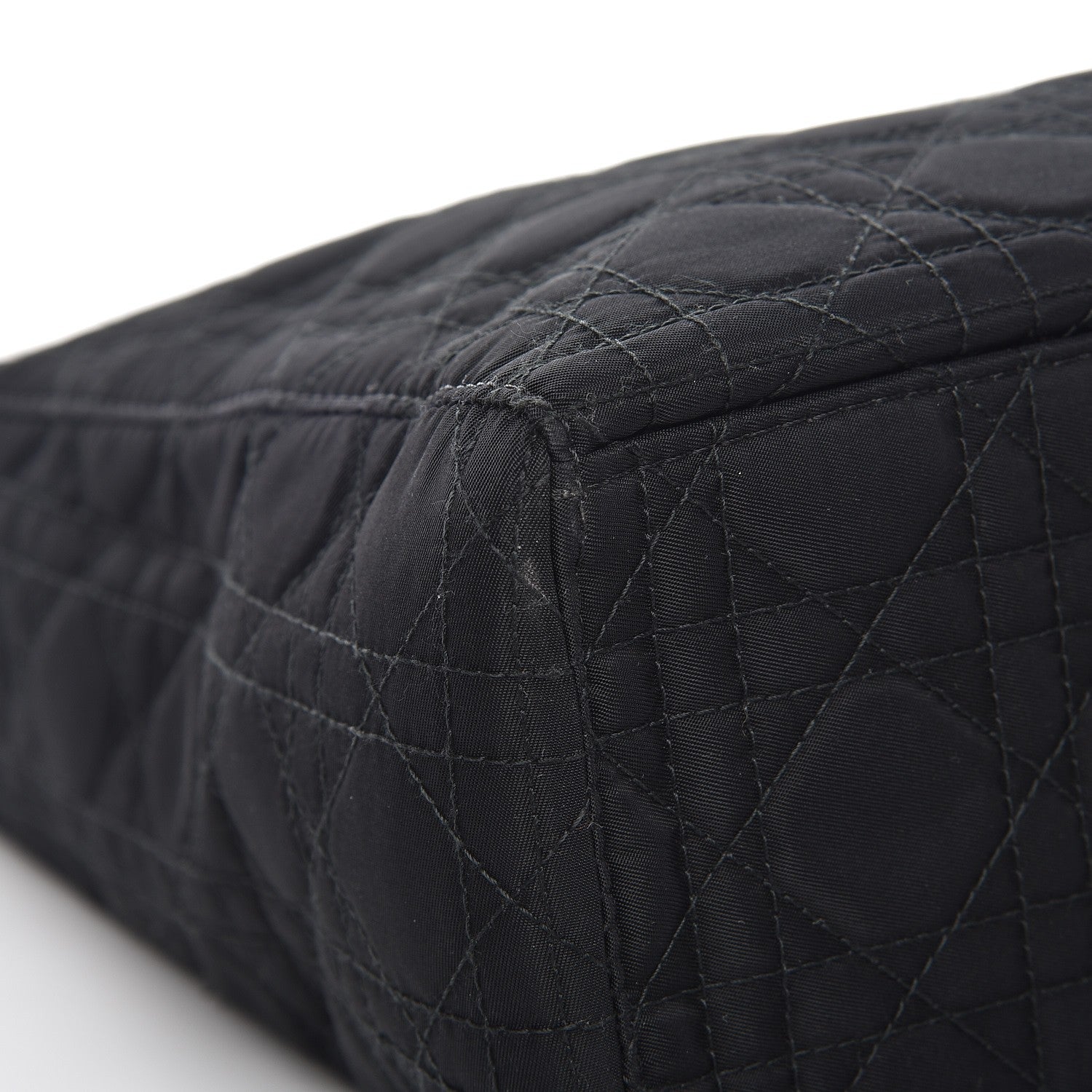 Christian Dior Nylon Cannage Large Lady Dior Black 9 of 12
