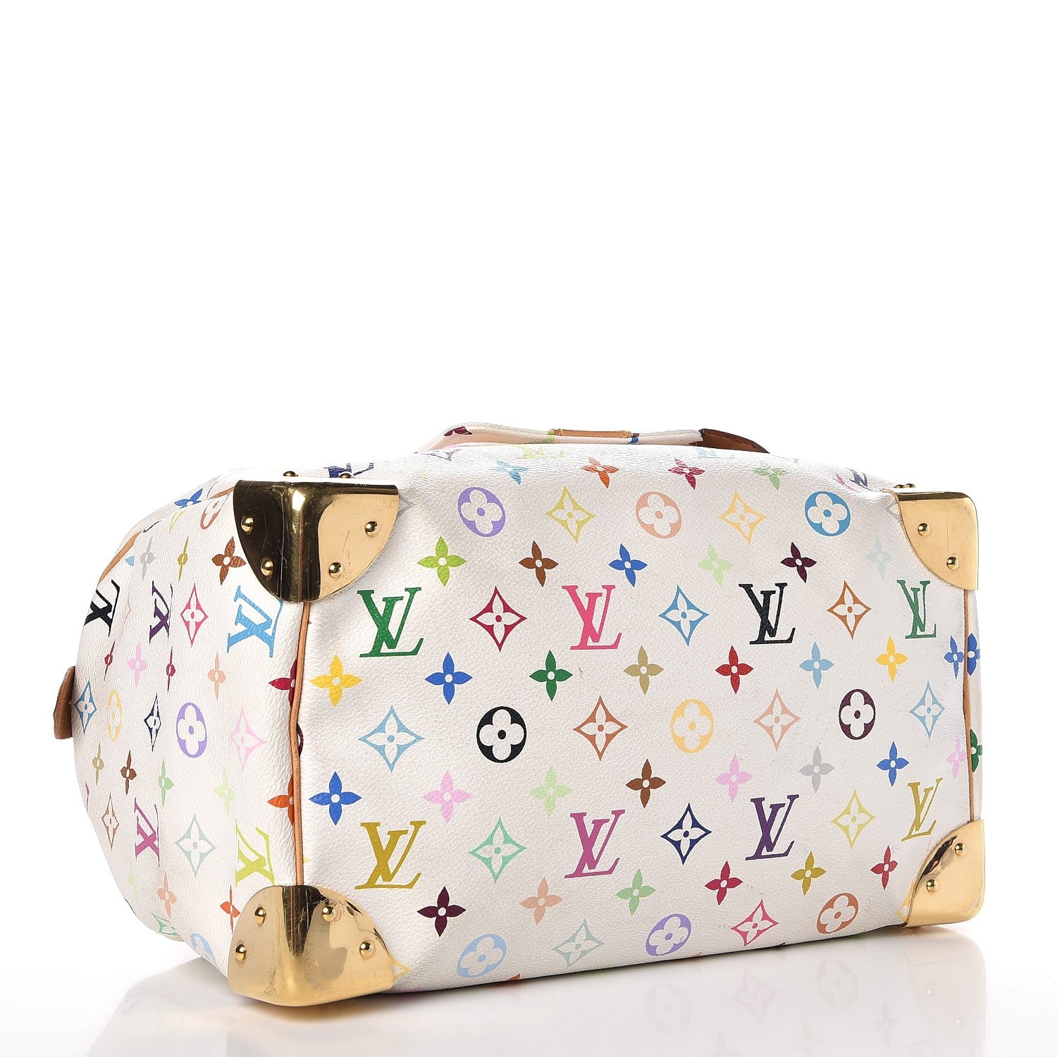Louis Vuitton Monogram Multicolor Speedy 30 White 4 of 10