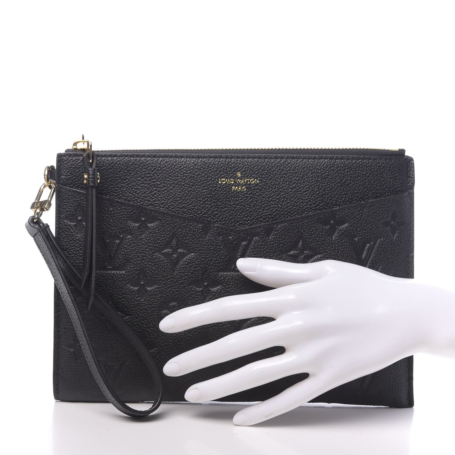 Louis Vuitton Empreinte Pochette Melanie MM Black 2 of 8