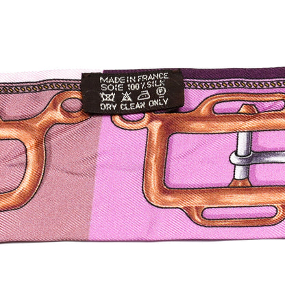 Hermes Silk Bouclerie d'Attelage Twilly 4 of 4