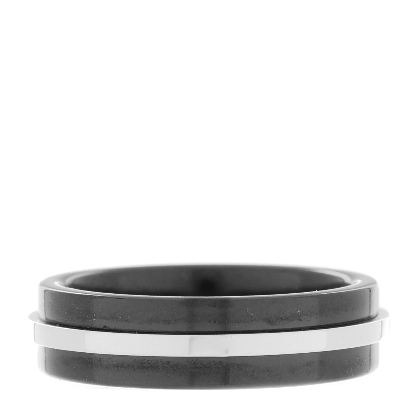 Sterling Silver Titanium Tiffany T Wide Band Ring 54 7