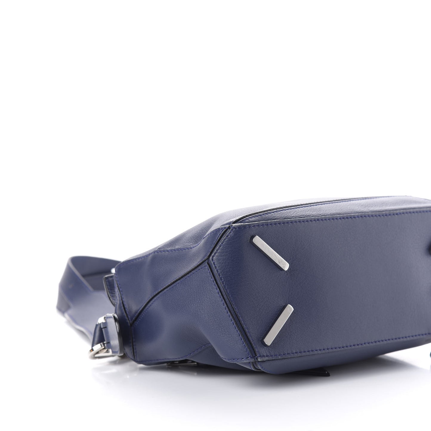 Calfskin Small Puzzle Bag Marine