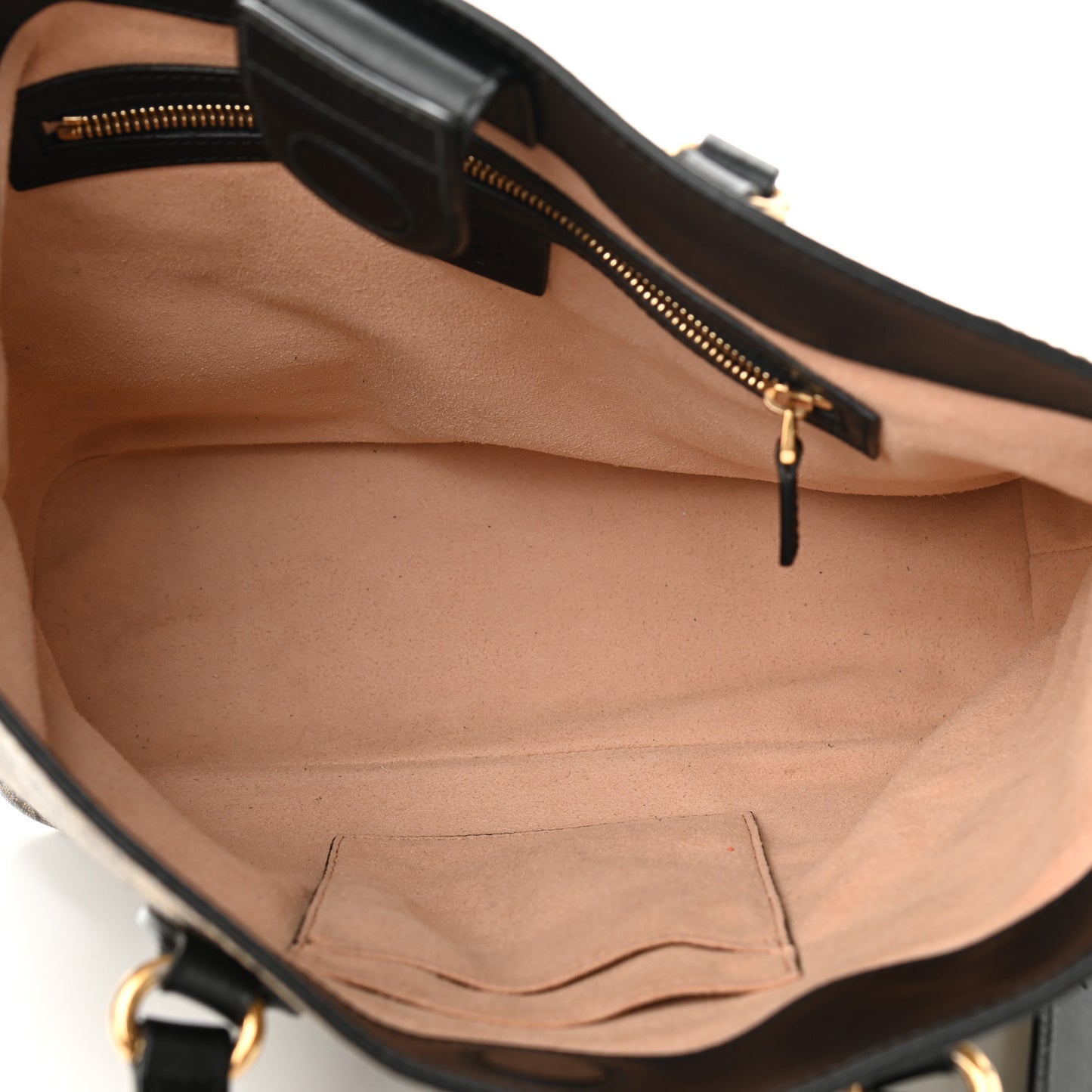 Soft GG Supreme Monogram Bees Small Crossbody Tote Beige Oro Black