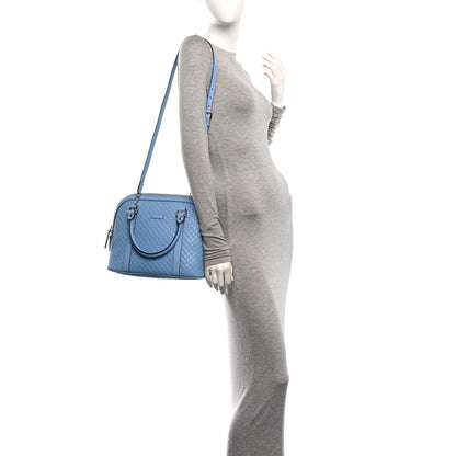 Gucci Microguccissima Medium Dome Bag Mineral Blue 2 of 10