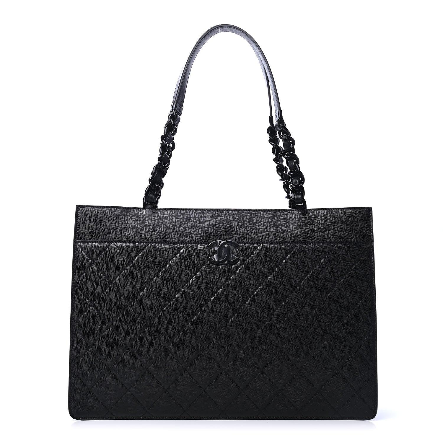 Chanel Caviar Quilted My Everything Large Shopping Tote Black 1 of 4