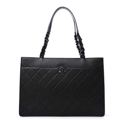 Chanel Caviar Quilted My Everything Large Shopping Tote Black 1 of 4