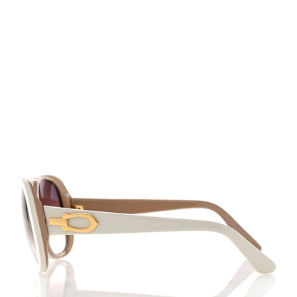 Cartier Acetate Sunglasses White Beige 3 of 7