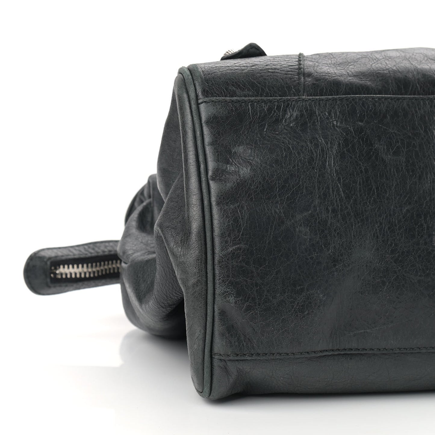 Agneau Giant 21 Silver Hardware Mid Day Black