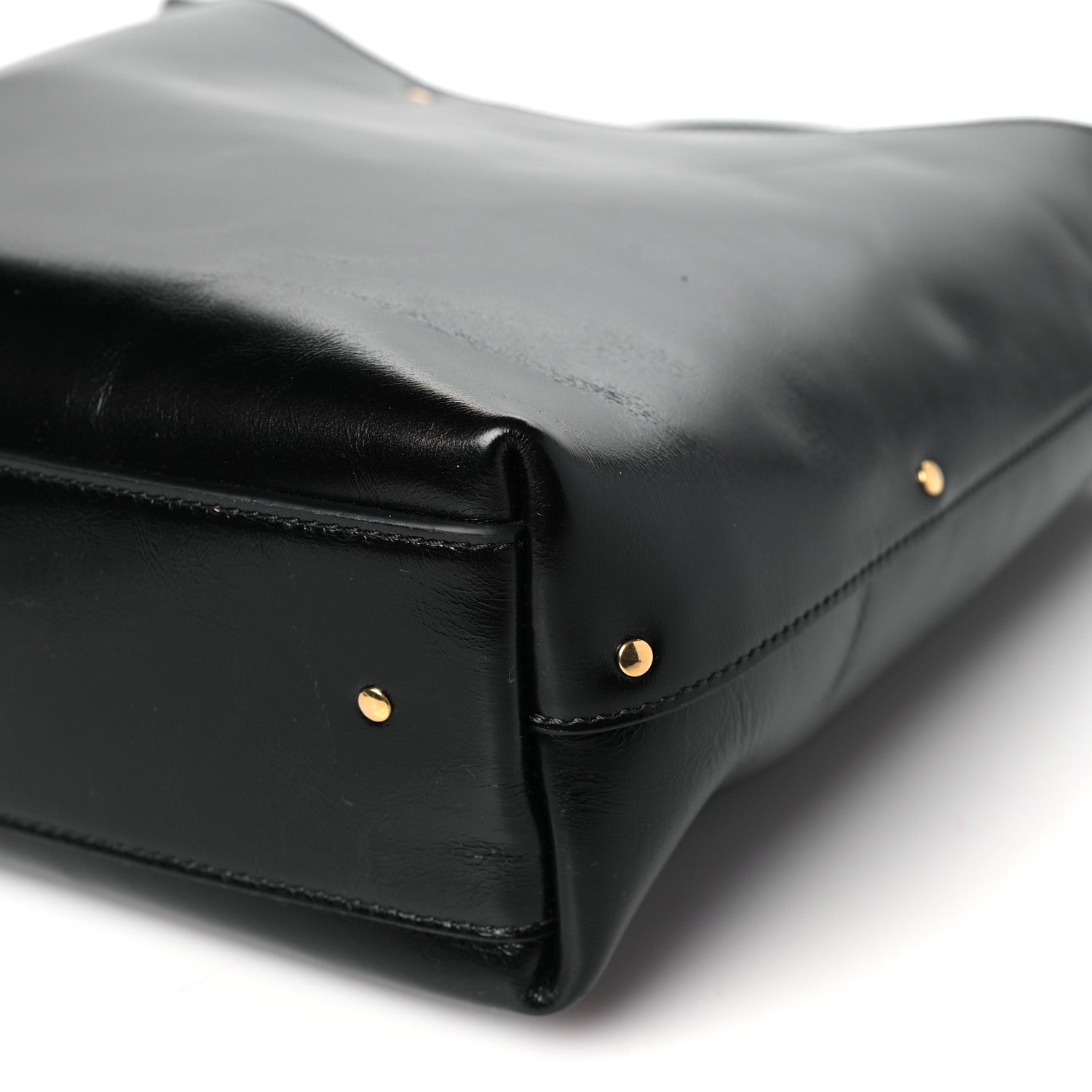 Chloe Shiny Calfskin Small Marcie Hobo Bag Black 10 of 10