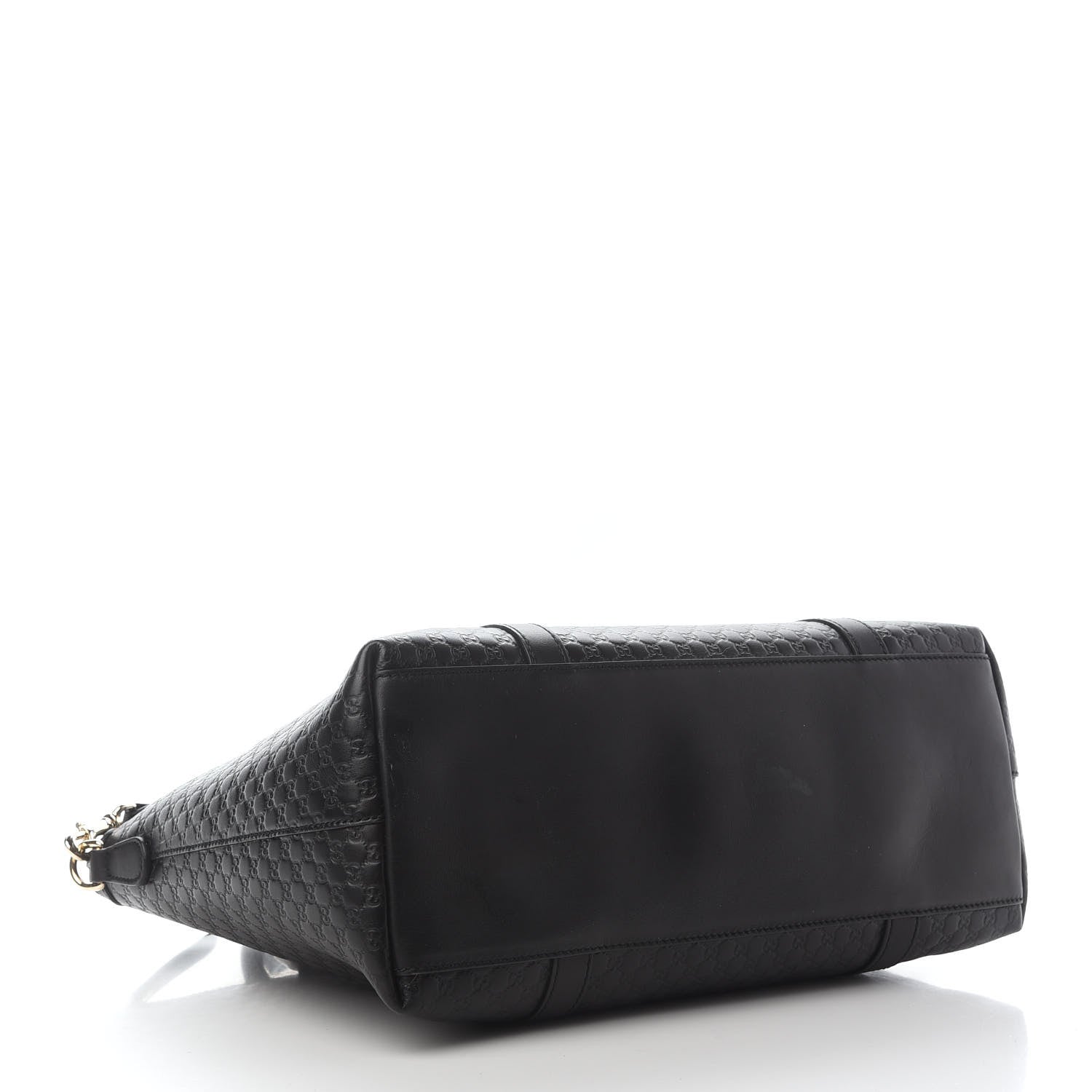 Gucci Soft Microguccissima Medium Zippered Satchel Black 3 of 8