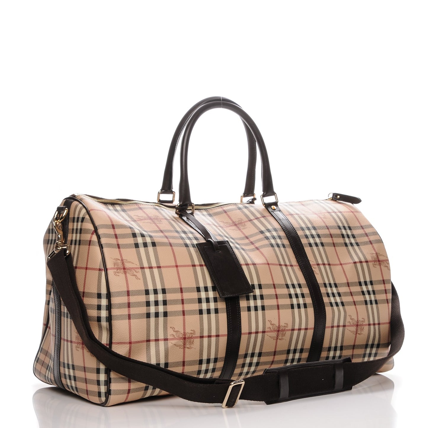 Haymarket Check Boston Holdall 60 Chocolate