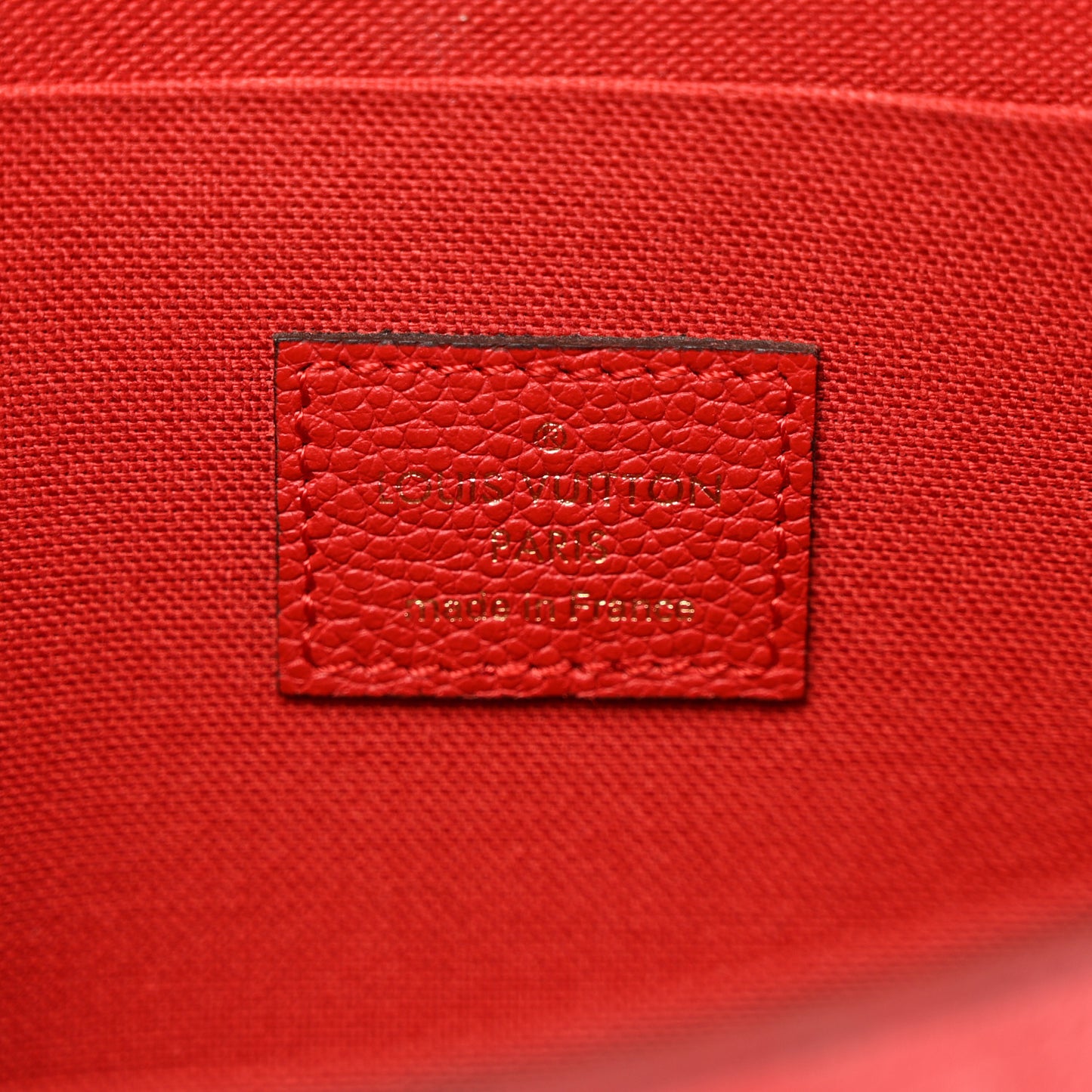 Empreinte Pochette Felicie Chain Wallet Scarlet