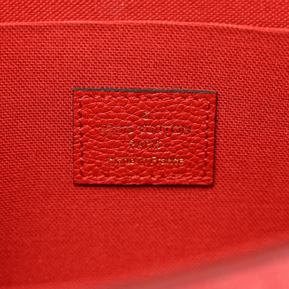 Louis Vuitton Empreinte Pochette Felicie Chain Wallet Scarlet 7 of 10