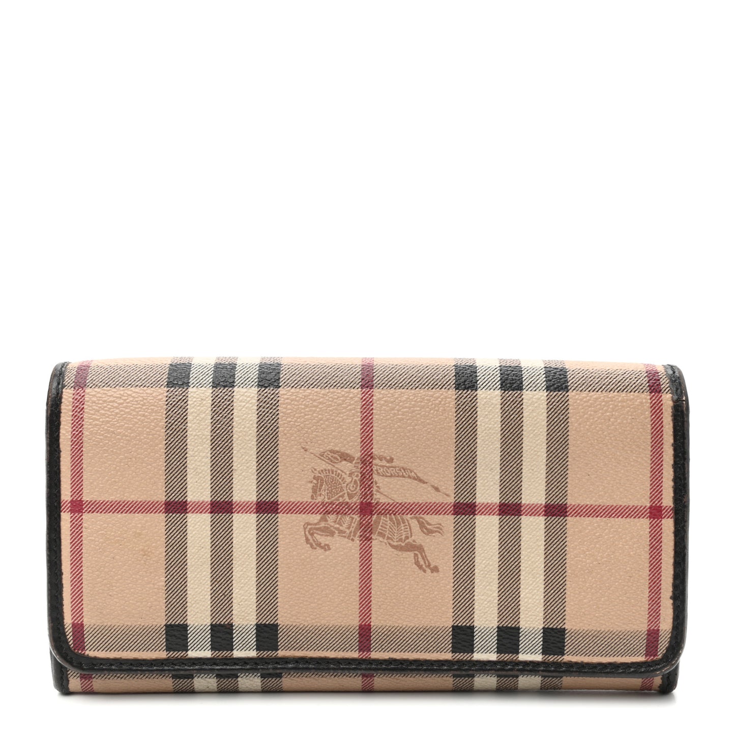 Haymarket Check Penrose Continental Wallet Chocolate