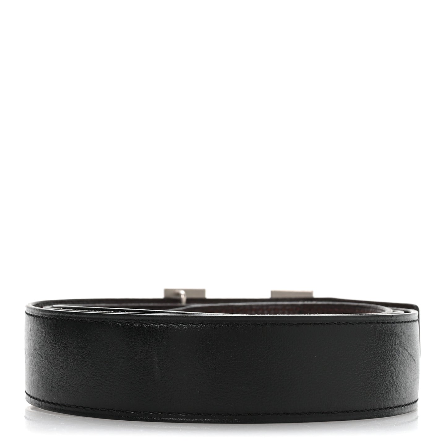 Box Togo Reversible 32mm H Belt 110 Black Chocolate