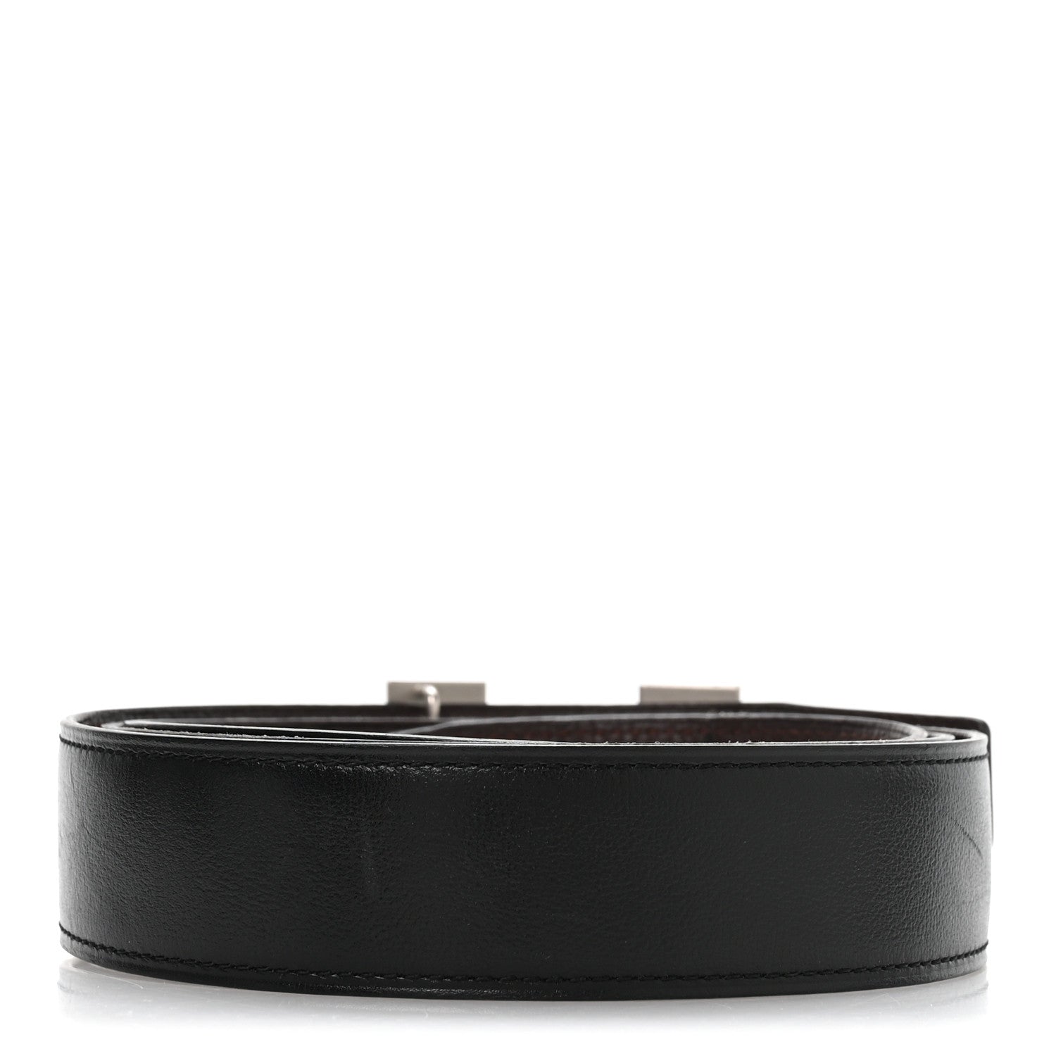 Hermes Box Togo Reversible 32mm H Belt 110 Black Chocolate 2 of 8