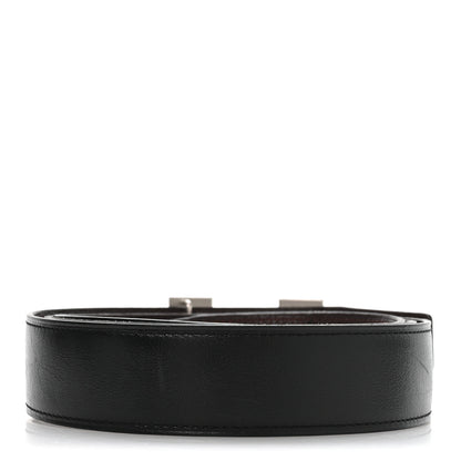 Hermes Box Togo Reversible 32mm H Belt 110 Black Chocolate 2 of 8