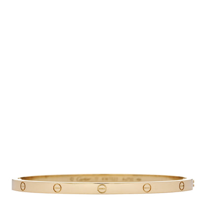 Cartier 18K Yellow Gold Small LOVE Bracelet 17 1 of 8
