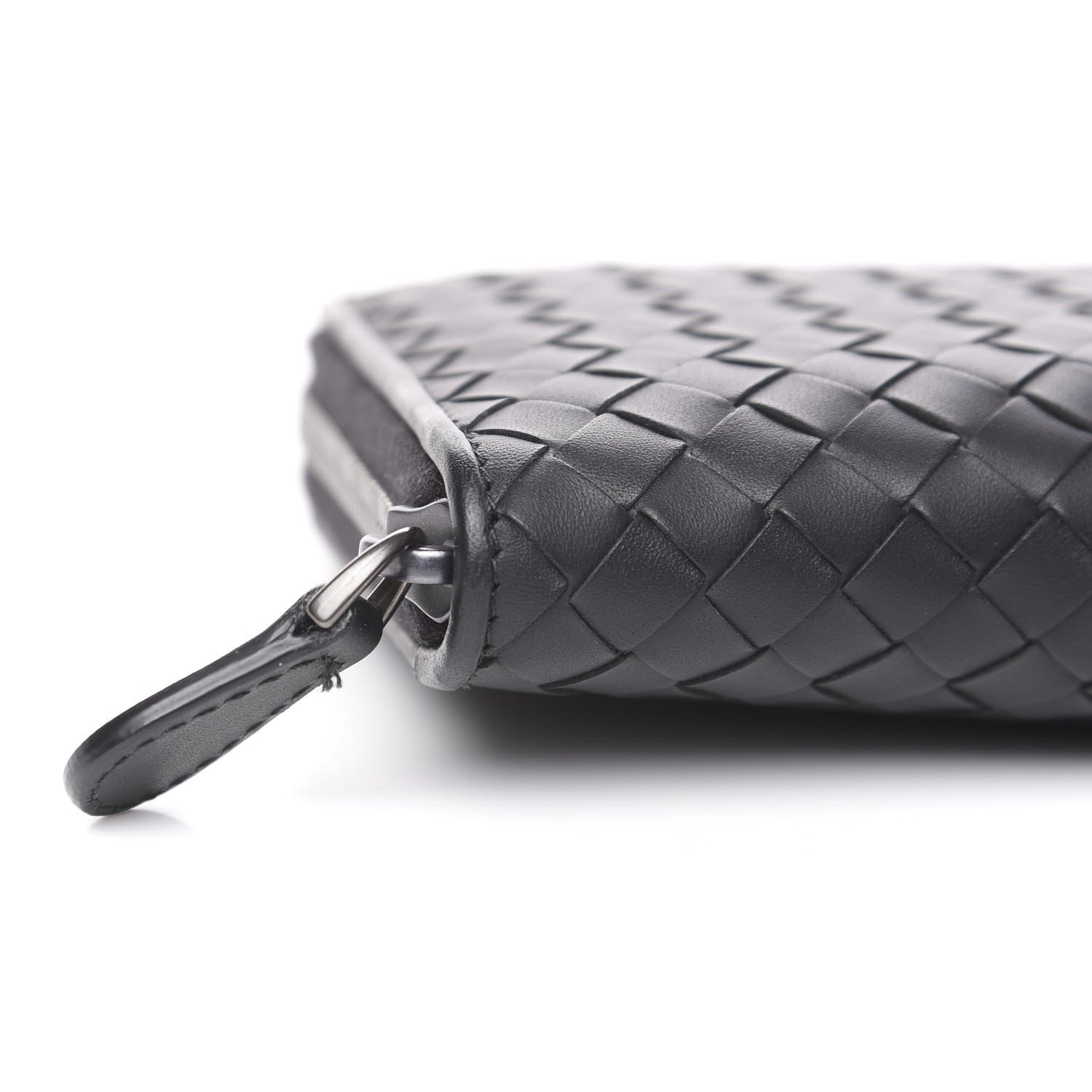 Bottega Veneta Nappa Intrecciato Zip Around Wallet Black 8 of 8