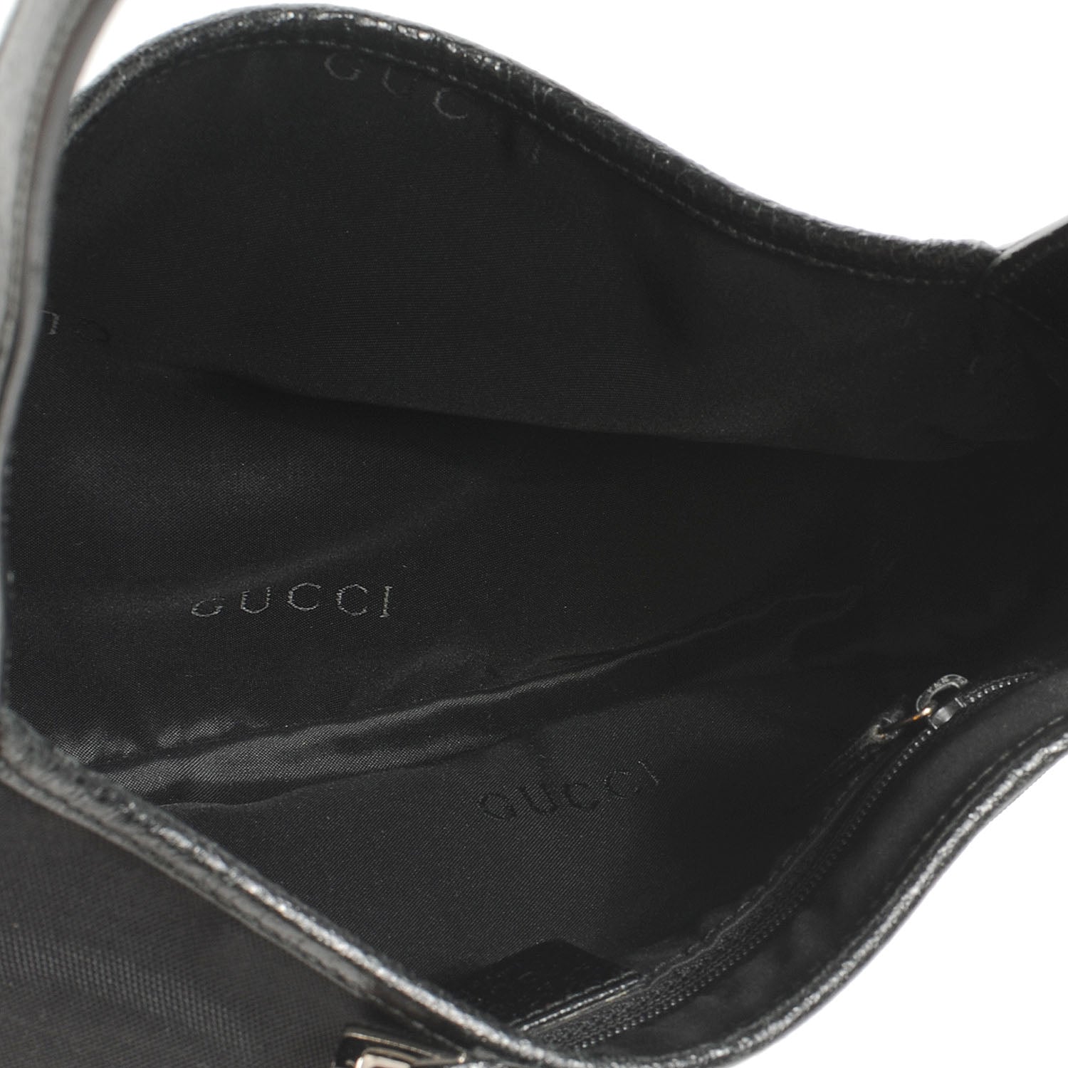 Gucci Canvas Small Jackie O Hobo Black 5 of 7