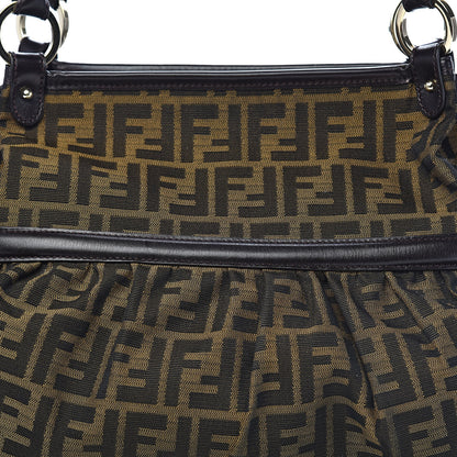 Fendi Zucca Large Chef Shopper Tote Tobacco 11 of 11